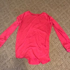 Hot pink athletic shirt
